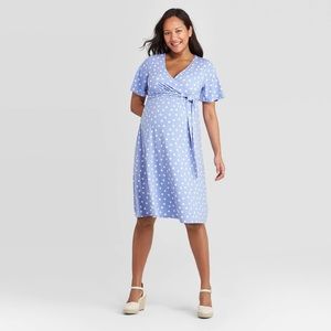 Maternity Polka Dot Dress